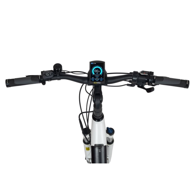 damski rower elektryczny ecobike x-cross biały